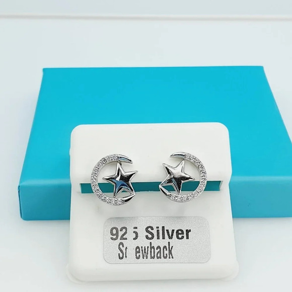 "925 Sterling Silver CZ Beautiful Earrings for Women, 1USPAR4224 - Picture 9 of 10
